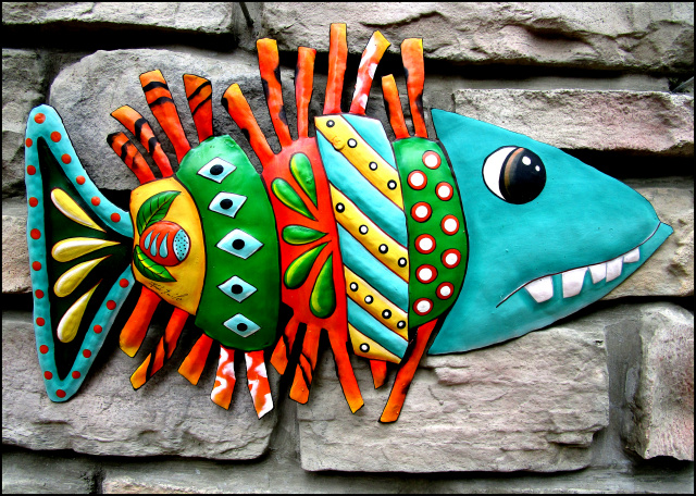 Tropical Fish Metal Art Designs - Handcrafted Tropical Decor