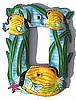 Tropical Fish Single Switchplate Cover - Light Switch Cover - Tropical Decor